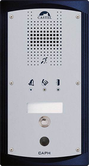 Castel - Platine audio avec 1 BP avec carte suppression bruit de fond intégrée