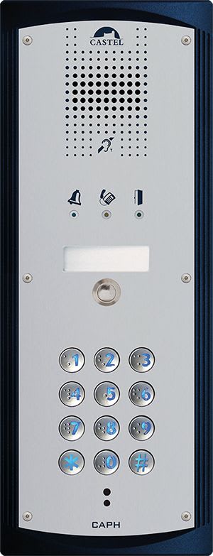 Castel - Portier audio 1 bouton d'appel + clavier conforme loi Handicap