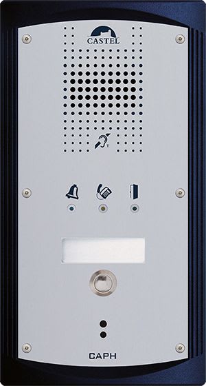 Castel - Portier audio 1 bouton d'appel conforme loi Handicap