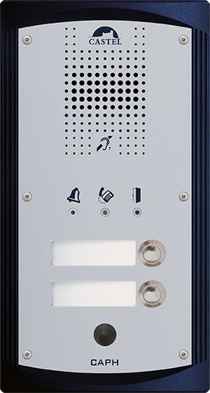 Castel - Platine audio avec 2 BP avec carte suppression bruit de fond intégrée