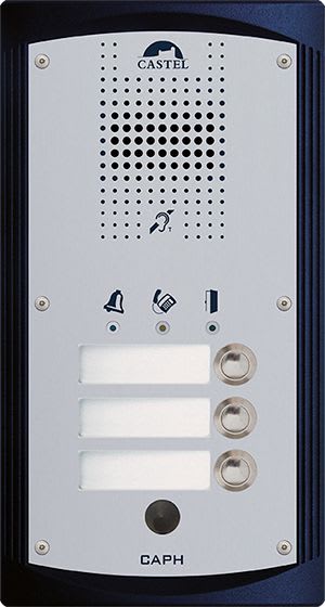 Castel - Platine audio avec 3 BP avec carte suppression bruit de fond intégrée