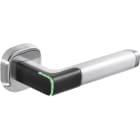 Castel - Poignée électronique Aperio sur rosace avec lecteur Mifare H100 ouverture droite