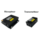 Castel - Ensemble emetteur/récepteur paire cuivre vers IP, 200M, PoE.