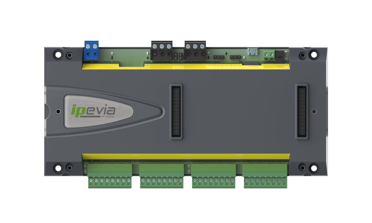 Castel - Centrale de contrôle d'accès IPEVIA 4 lecteurs sécurisés 12V