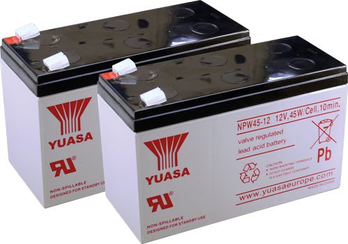 Castel - Option 2 Batteries 12V 8,5AH avec raccordement