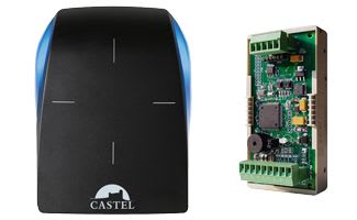 Castel - Kit lecteur LP26 TR + décodeur RS485 Weigand mode transparent