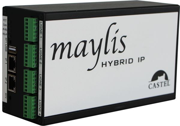Castel - Centrale 4 lignes hybride numérique et IP