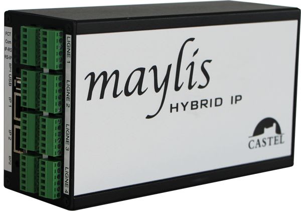 Castel - Centrale 8 lignes hybride numérique et IP