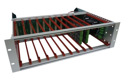 Castel - Central rack 3U 40 lignes équipé 8 lignes avec module et logiciel de paramétrage