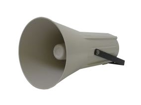 Castel - Mégaphone autoextinguible 25 W 235 X 410 mm