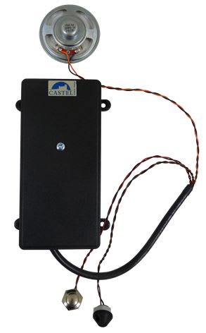 Castel - Kit poste secondaire avec carte en boîtier, micro, HP et bouton d'appel