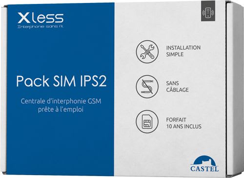 Castel - IPS2 GSM et abonnement pré-payée 10 ans