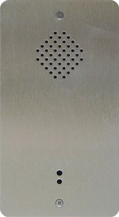 Castel - Poste PATIENT INOX avec hp 1w et micro, mains libre full duplex avec antilarsen