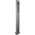 Castel - Potelet 1,5m RAL 9006 Fixation par chevilles Ø 12 pour XE2 tres grand format