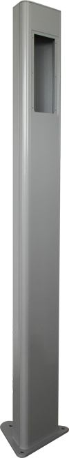 Castel - Potelet VL RAL 9006 pour gamme Xless