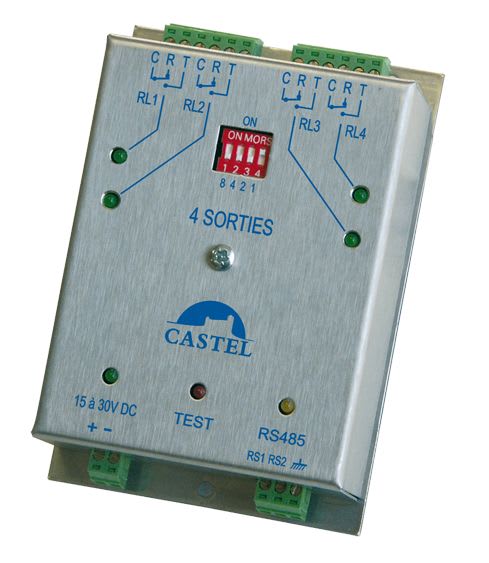 Castel - Logiciel de contrôle d'accès, incluant la gestion de droits.