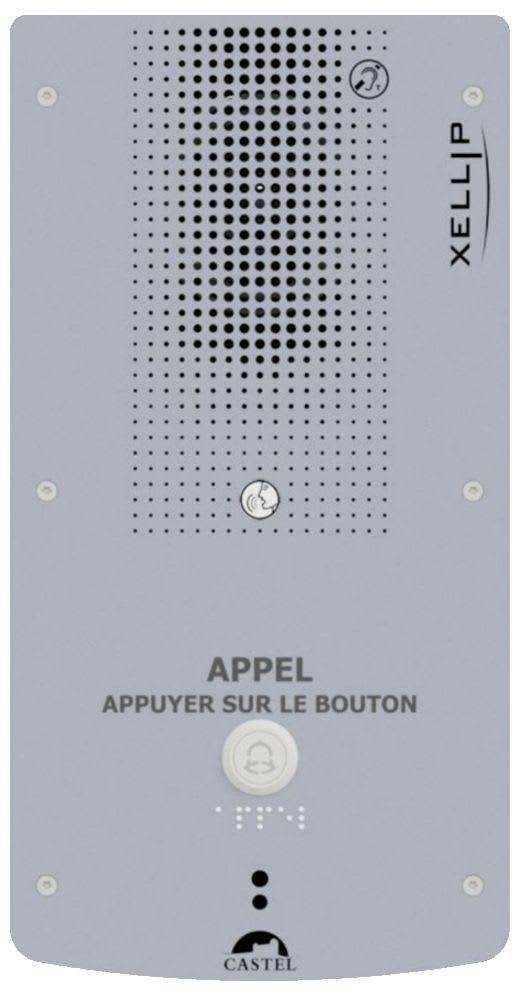 Castel - Portier audio Full IP/SIP 1 bouton TRAM modele 1