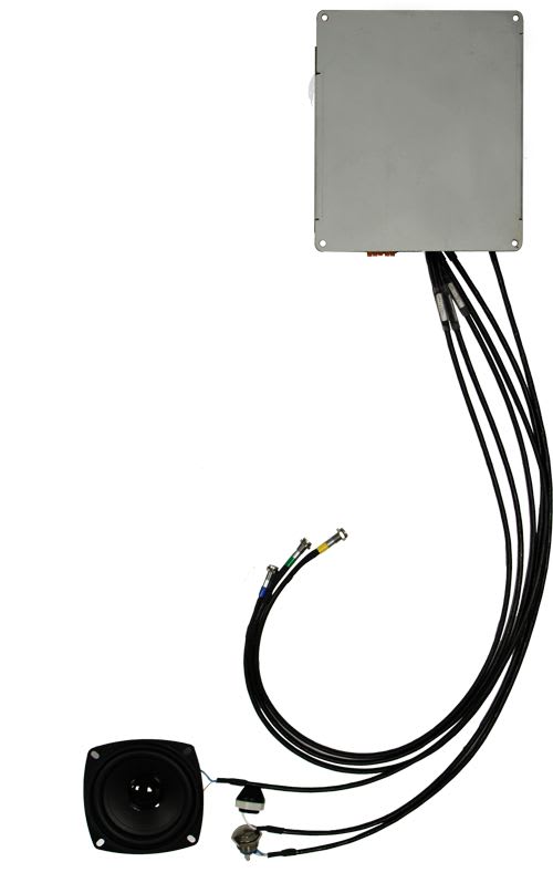 Castel - Kit portier audio micro, HP et 1 BP et 3 leds handicap PoE