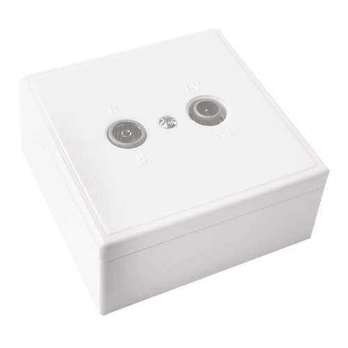 TONNA - PRISE TV/FM+SOCLE+PLAS