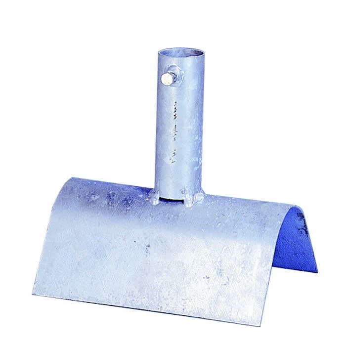 TONNA - Pied de mât Ø 40 mm max pour tuile faîtière - Galva
