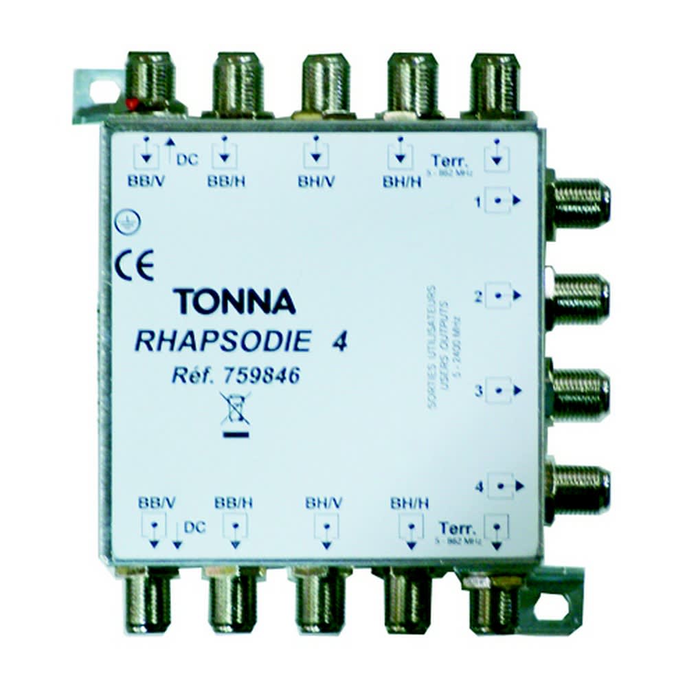 TONNA - RHAPSODIE 4 4ULB+TVT/4S PASS