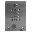 TONNA - Clavier Standard Inox autonome avec 1 perçage et 1 relais. 30 codes intégrables