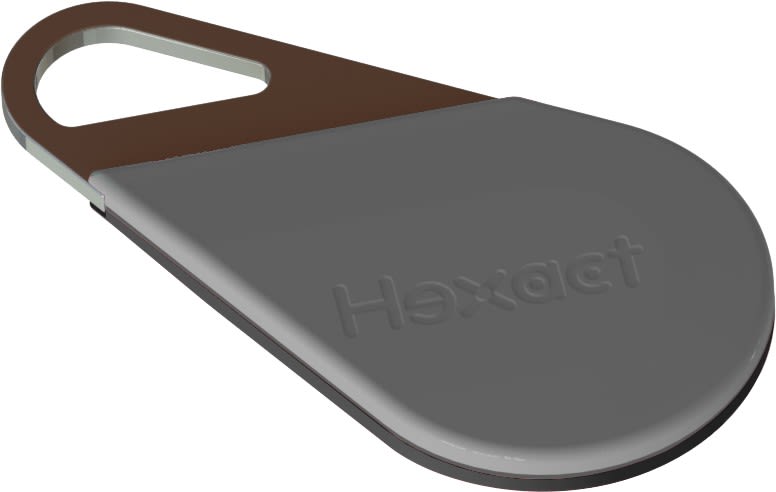 TONNA - Cle de proximite hexact noir/gris compatib. vigik-badge mifaire-lecture/ecriture