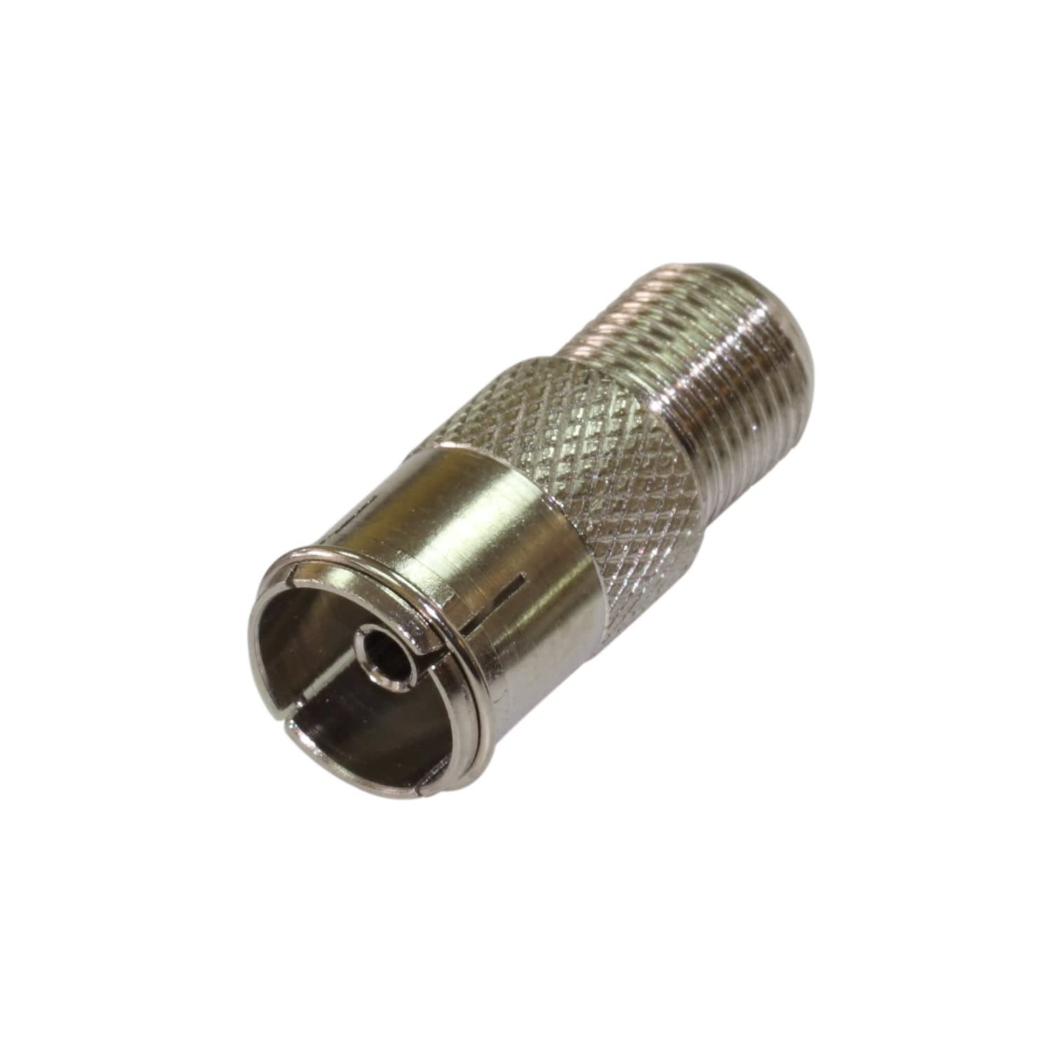 TONNA - Adaptateur coaxial iec 9,52mm femelle/f femelle- modifie un câble f moulé en iec