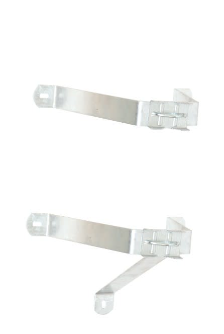 TONNA - Fixation type ascenseur déport 270mm galva pour mât ø30-50mm avec jambe de froce