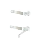 TONNA - Fixation type ascenseur déport 270mm galva pour mât ø30-50mm avec jambe de froce