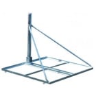 TONNA - Roof palette 4 dalles (non fournies) fixe 1100 x 1050 mm - mât Ø 60 mm - H:850mm