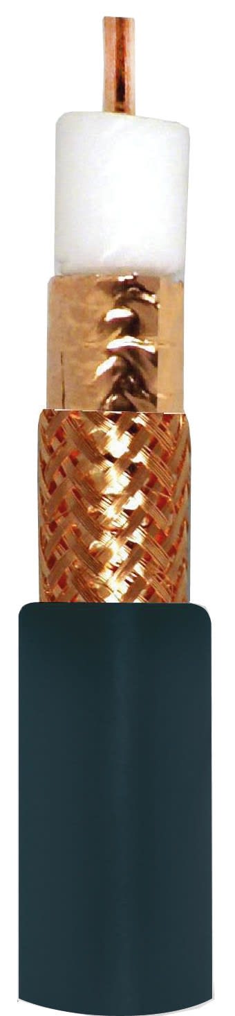 TONNA - Cable 11 prtc noir classe a - en touret de 250 metres -dual foil diametre 10,4mm