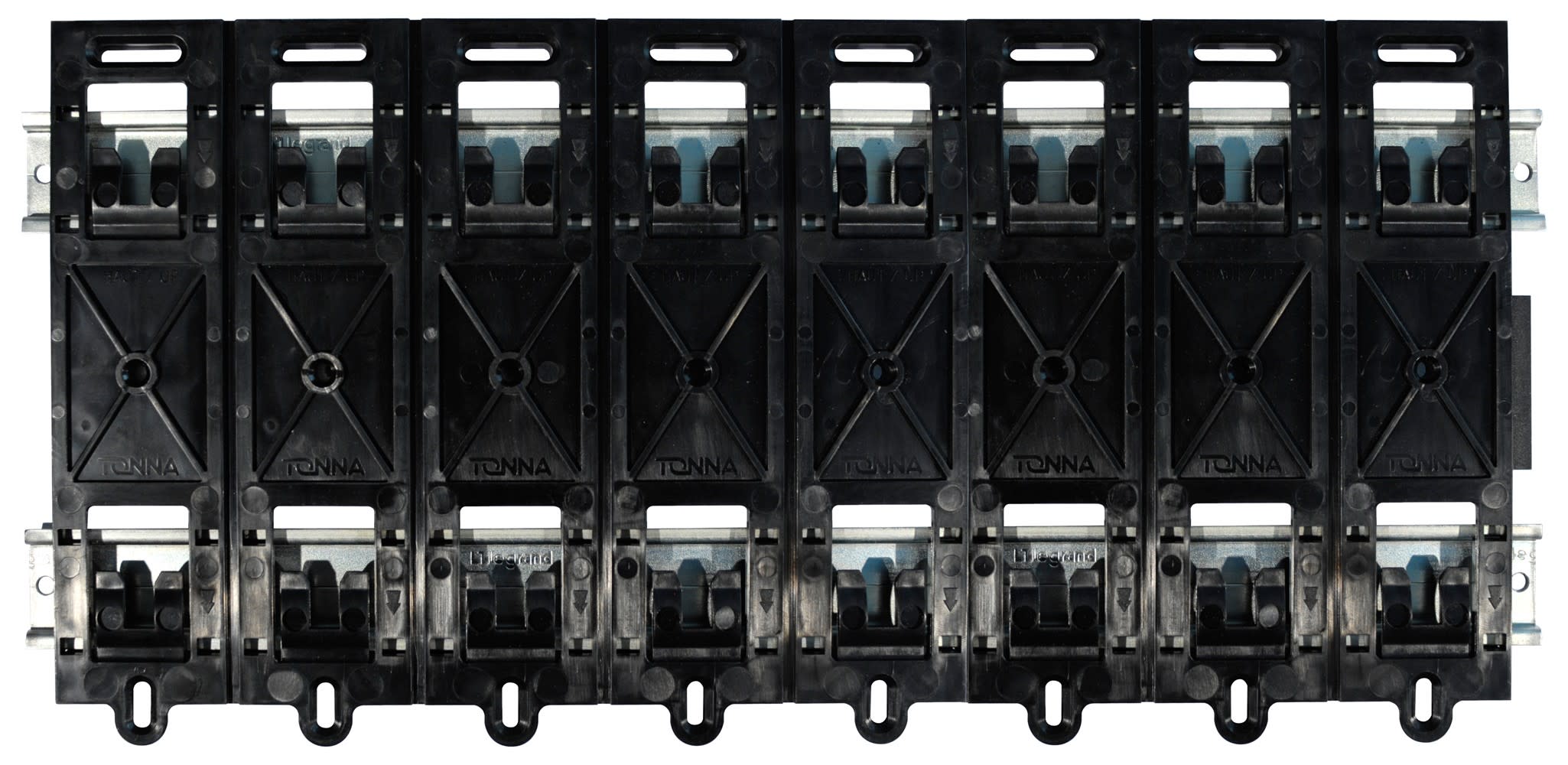 TONNA - Support de fixation murale pour 8 modules. pour accessoires voies de traitement