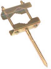 TONNA - Collier à tire-fond Bichromaté Ø 8 mm - L = 170 mm - Mât Ø 30 à 50 mm