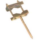 TONNA - Collier à tire-fond Bichromaté Ø 8 mm - L = 170 mm - Mât Ø 30 à 50 mm