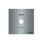 TONNA - FACADE INOX 110X110'PORTE+TROU