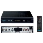 TONNA - Adaptateur noir TNT HD SQUADRA sortie : HDMI, péritel, sortie audio RCA et spdif