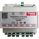 TONNA - B2F - Distributeur 1 entrée vers 6 sorties colonnes - Bus 2 fils