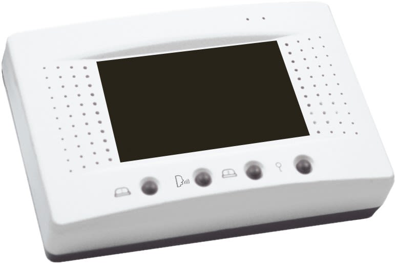 TONNA - B2f-moniteur main libre ellipse - boucle t intégrée - ecran lcd 4' soit 10,16 cm