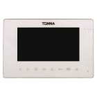 TONNA - "Kit villa 4 fils, format compact et moniteur blanc mural couleur 7"", tactil/wi