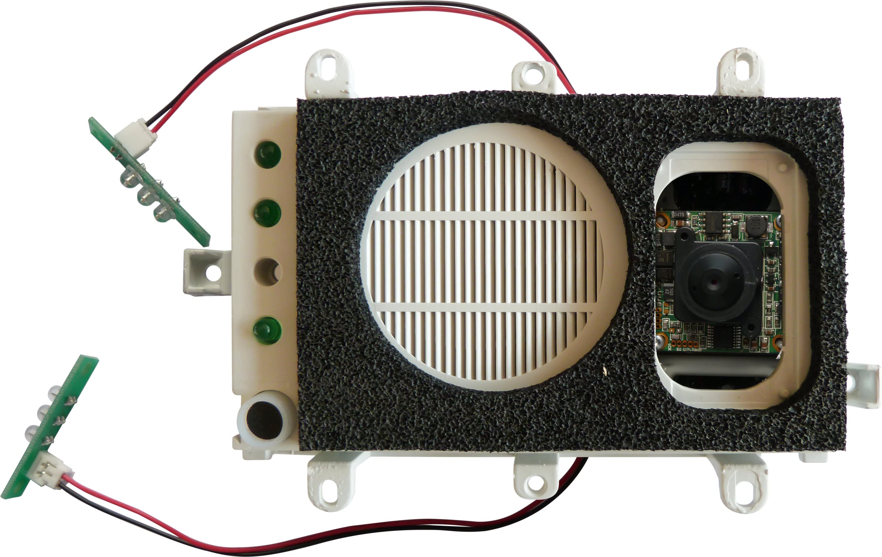 TONNA - B2F-Bloc A/V-Amplificateur mixte-DC vidéo Pinhole à synthèse vocale - Bus 2 fils