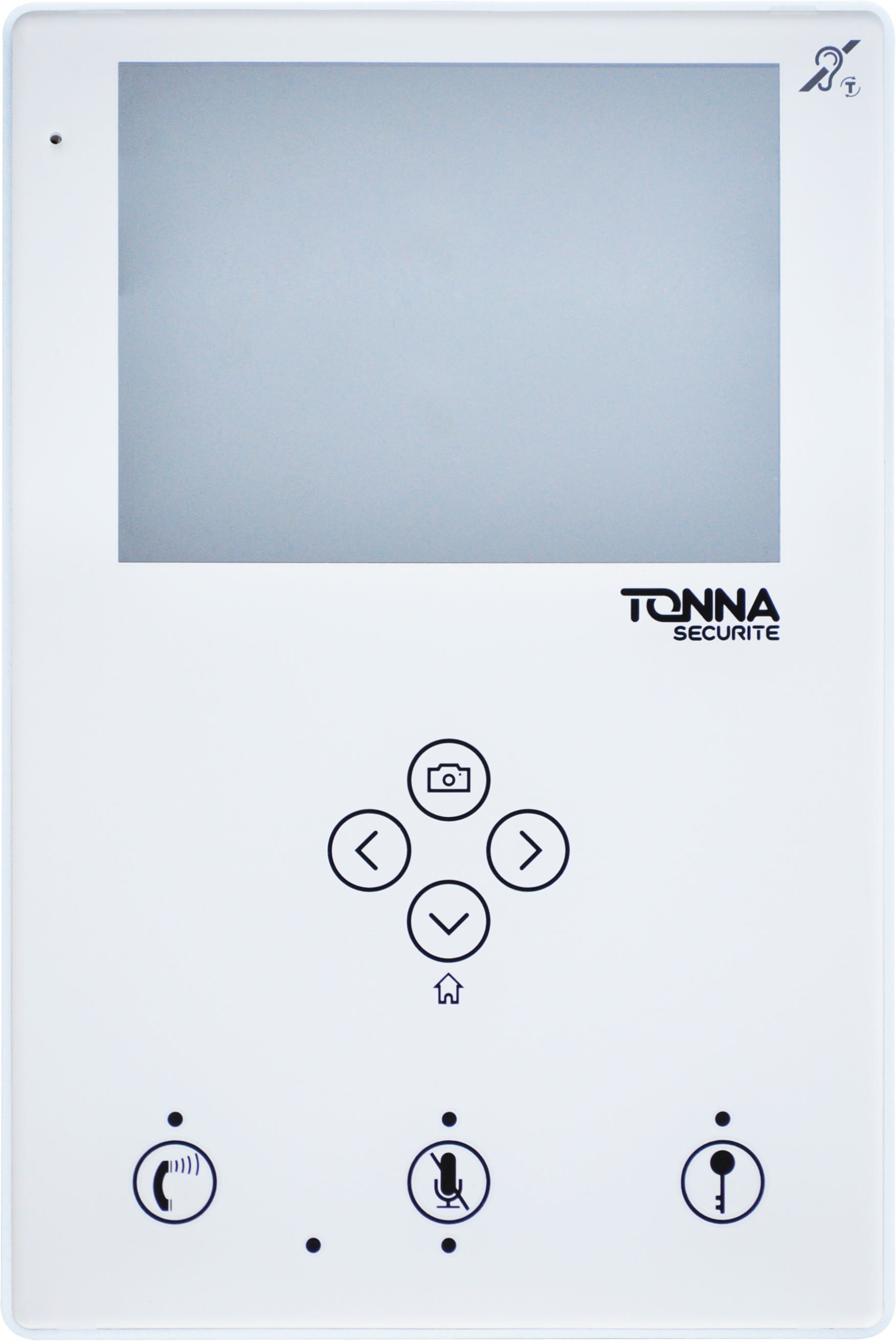 TONNA - Moniteur main libre epure-tech n- boucle t intégrée -ecran lcd 4' (soit 10,16cm)