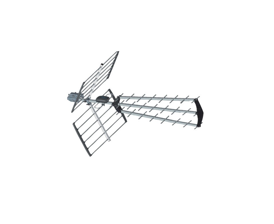 TONNA - Antenne trinappe uhf - 4g/5g - 18db - gamme azur - 21/48 - gain de 11,7 à 17,5db