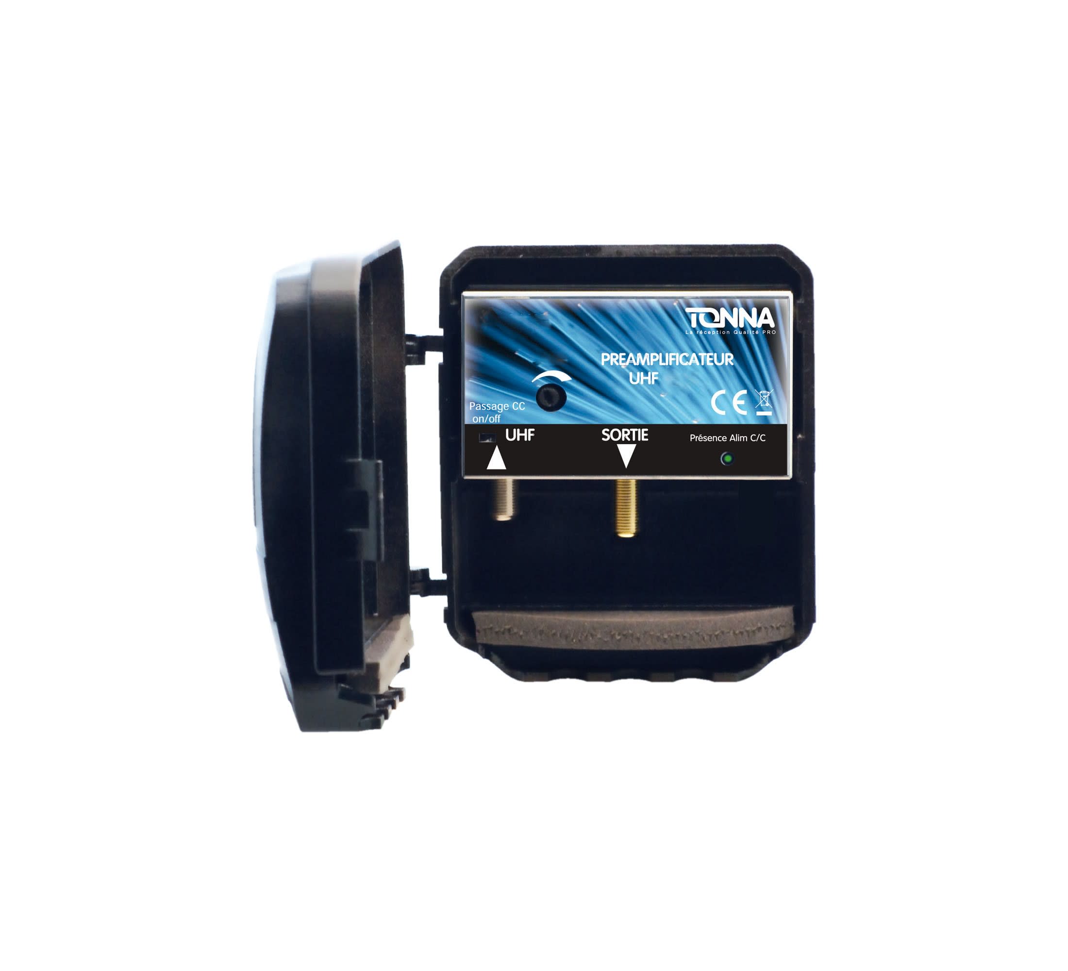 TONNA - Preamplificateur de mat - 15db - 4g/5g - uhf - lte700 - alimentation non-fournie