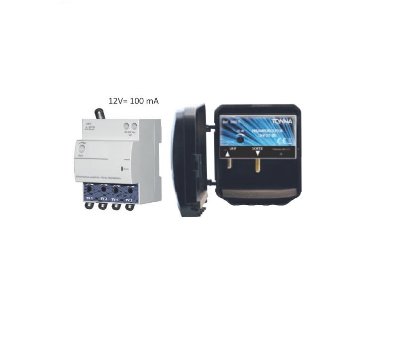 TONNA - KIT PREAMP 15DB 700+ALIM 4S'F'