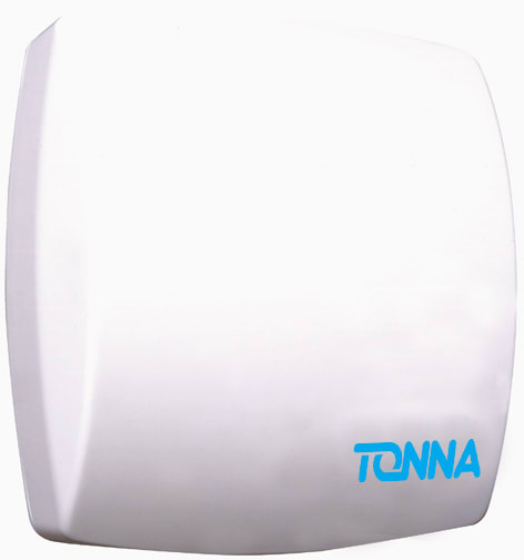 TONNA - Antenne patch uhf active - gamme compact tv - uhf 21/60 -gain 25dbµv + 1 alim.1s