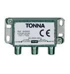 TONNA - "Coupleur d'intérieur TV 862 Mhz et SAT 2400 Mhz - Entrée / Sorties du même côté