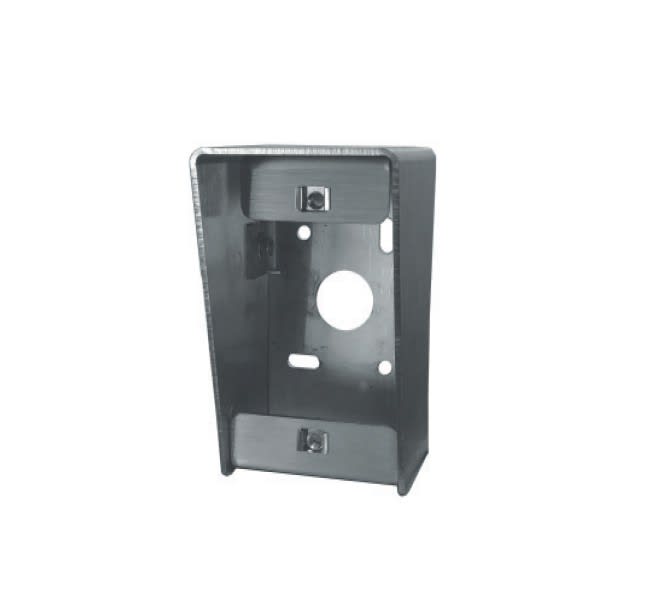 TONNA - Mini Cadre saillie en inox pour façade 80x40 mm - dimension totale : 80x40x50 mm