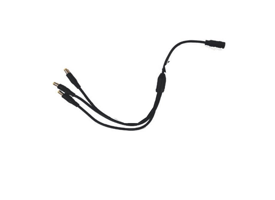 TONNA - Cordon prolongateur en pieuvre 3 Jacks 2,1x5,5mm - connecteur jack 1E FEM/3S MAL