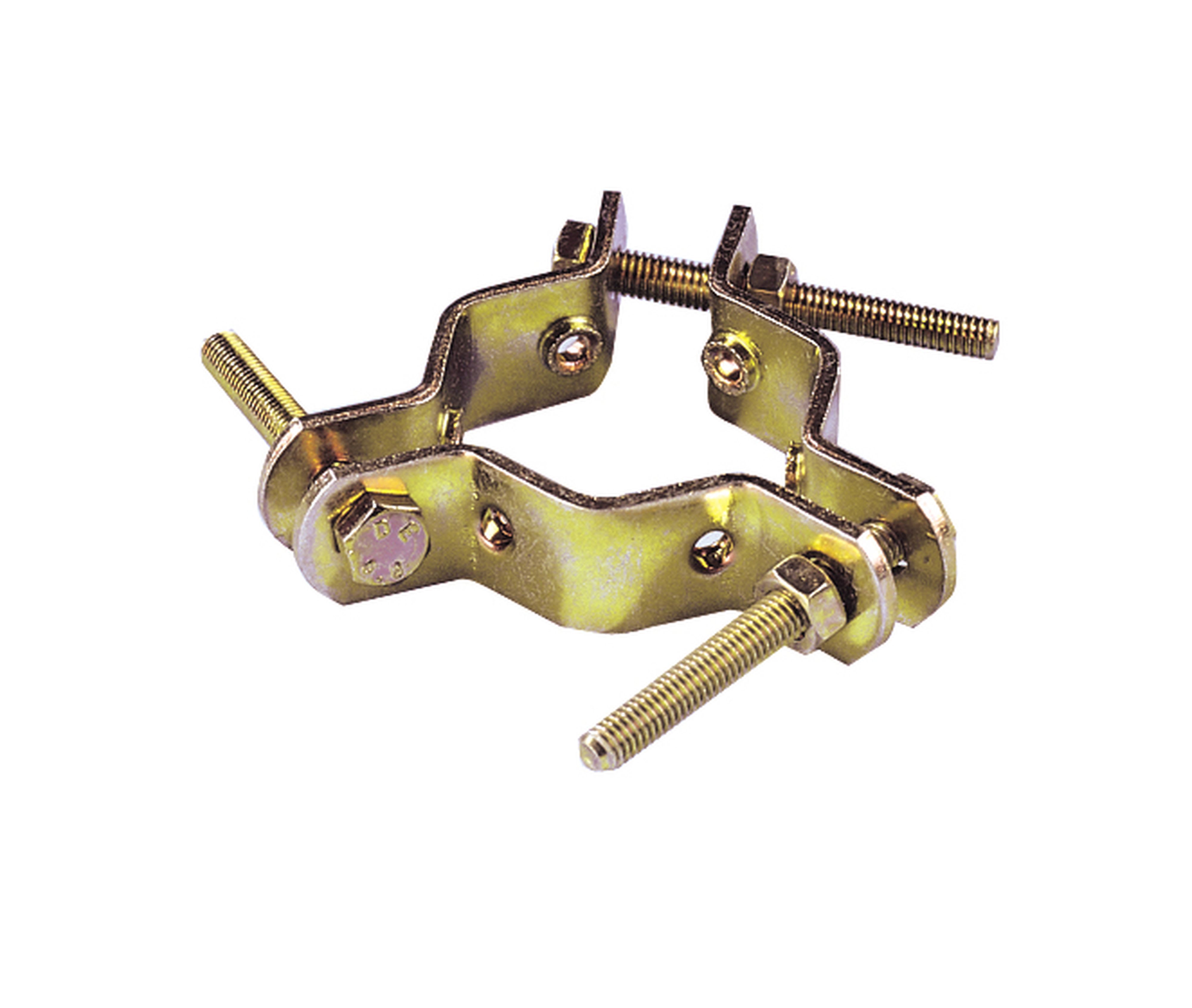 TONNA - Collier pour haubanage - en 3 pièces - compatible mât ø 35 à 70 mm - bichromaté